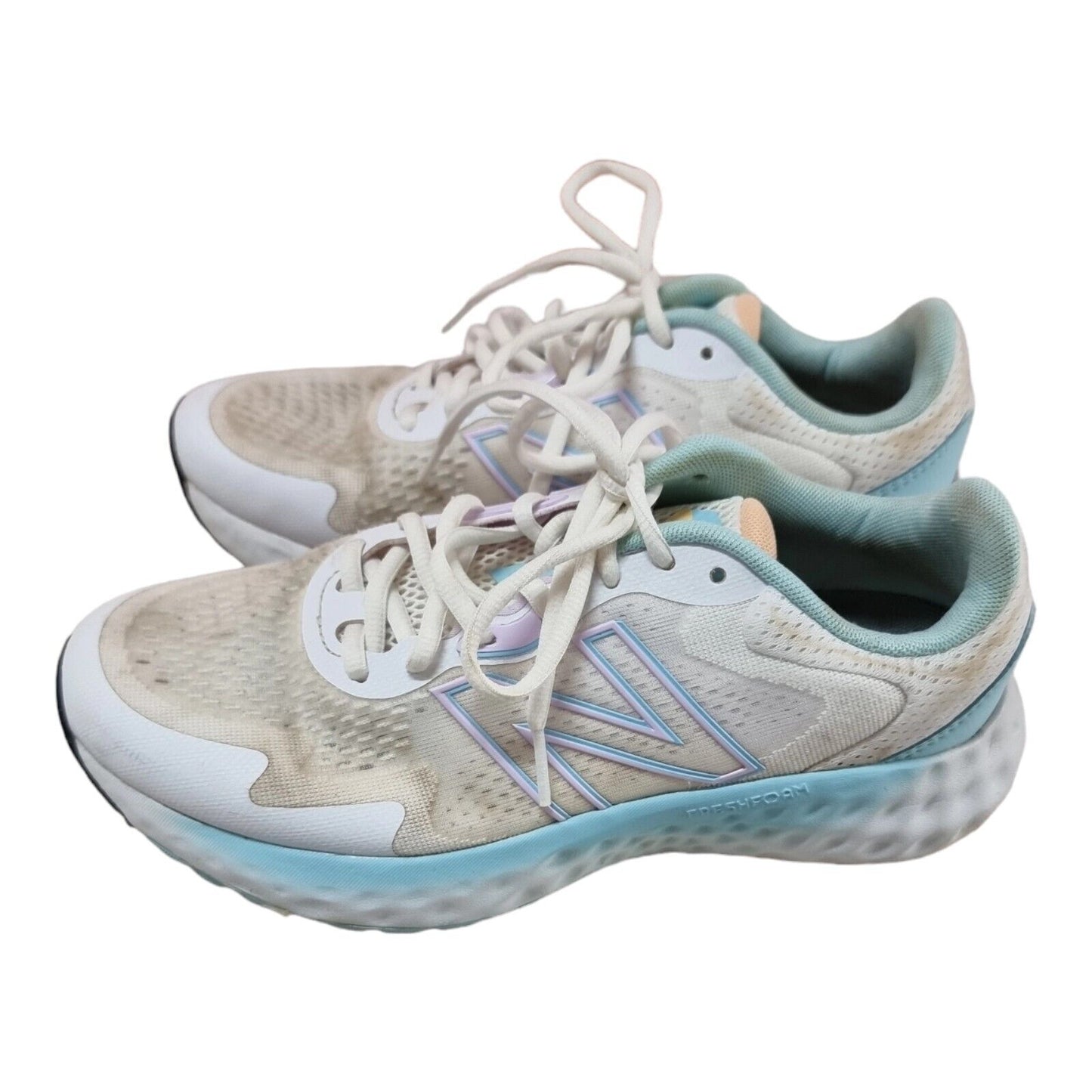 New Balance Fresh Foam Evoz Womens Shoes White/Cream Runners 8.5US, 6.5UK, 40 EU