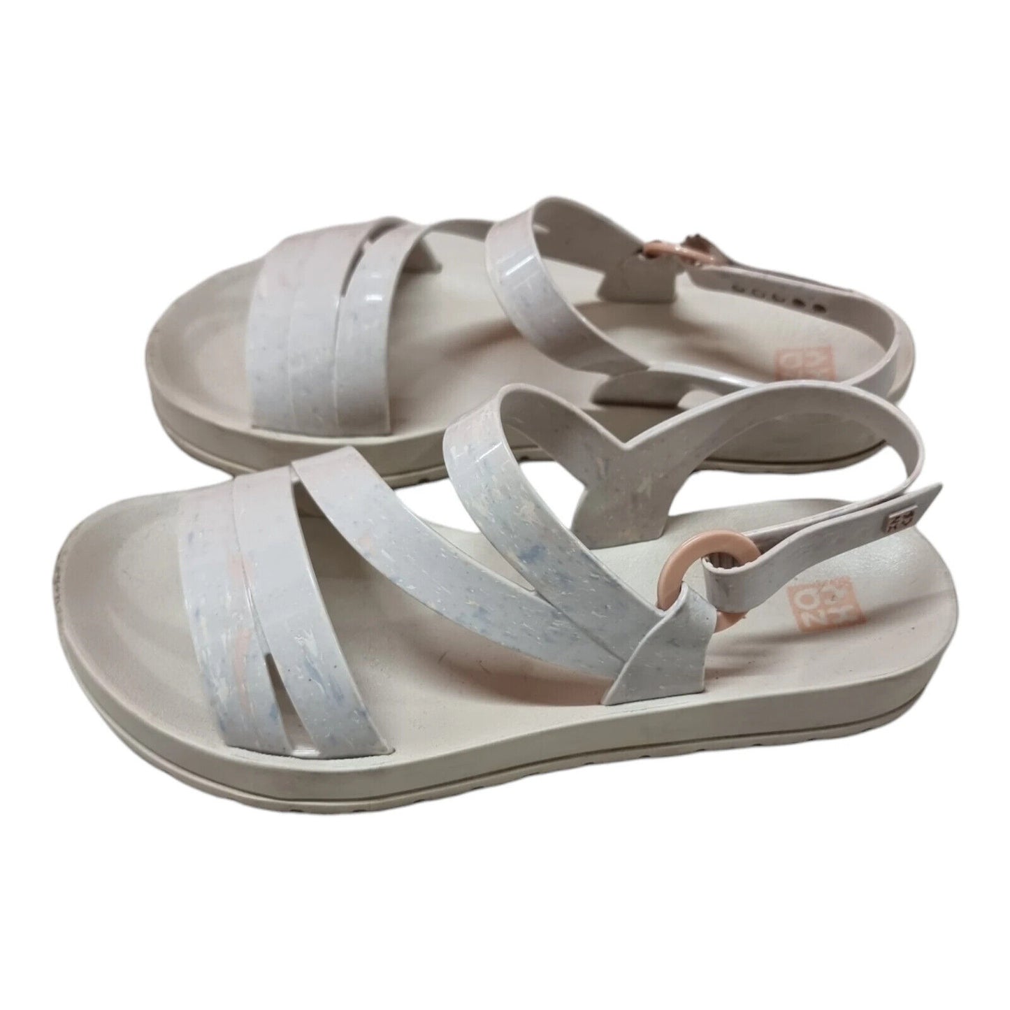 ZAXY Grendene Flats Womens Sandals Beige Slide Shoes Size 9 US , 40 EUR