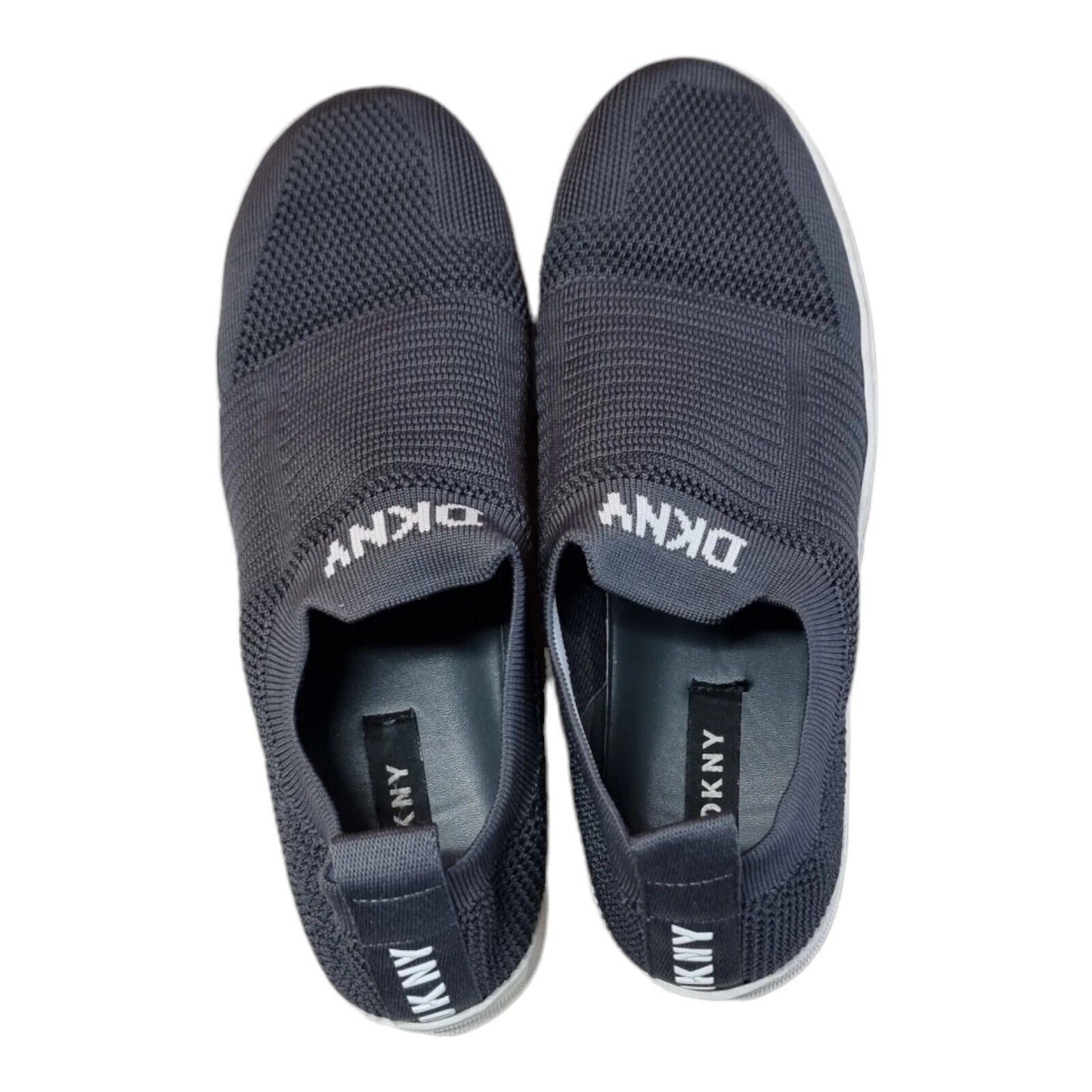 DKNY Womens Slip-on Shoes Grey Flats Size 10M US, 41M EUR, 7.5M UK- Ready To Go