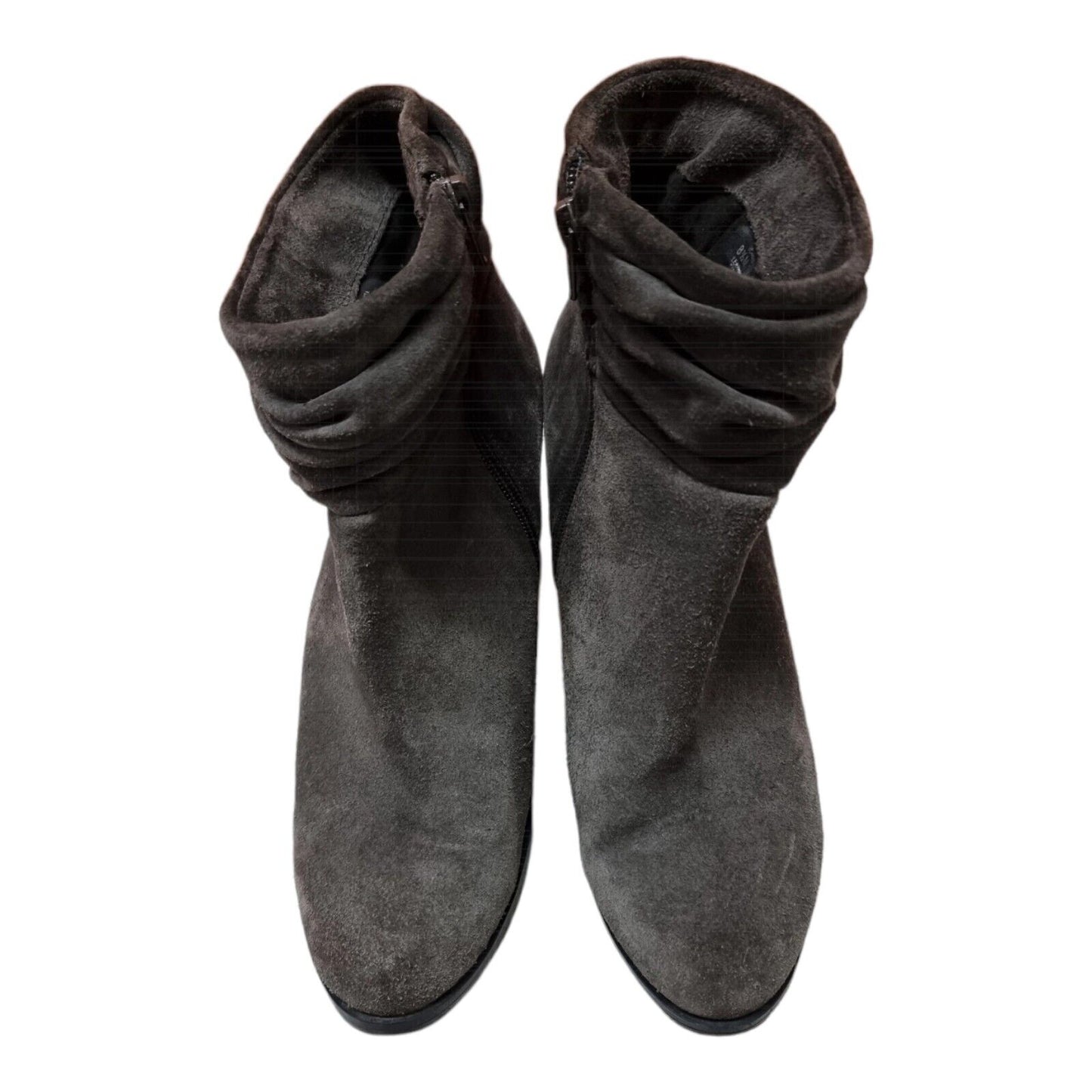 VINCE CAMUTO Boots Womens Grey Suede Shoes Size 8.5 US, 38.5 EUR Great Condition