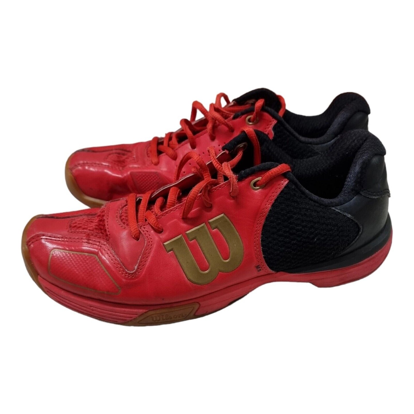 WILSON Vertex Endofit Womens Tennis Shoes Red Sneakers Size 9.5 US, 7.5 UK, 41 1/3 EUR 🎾