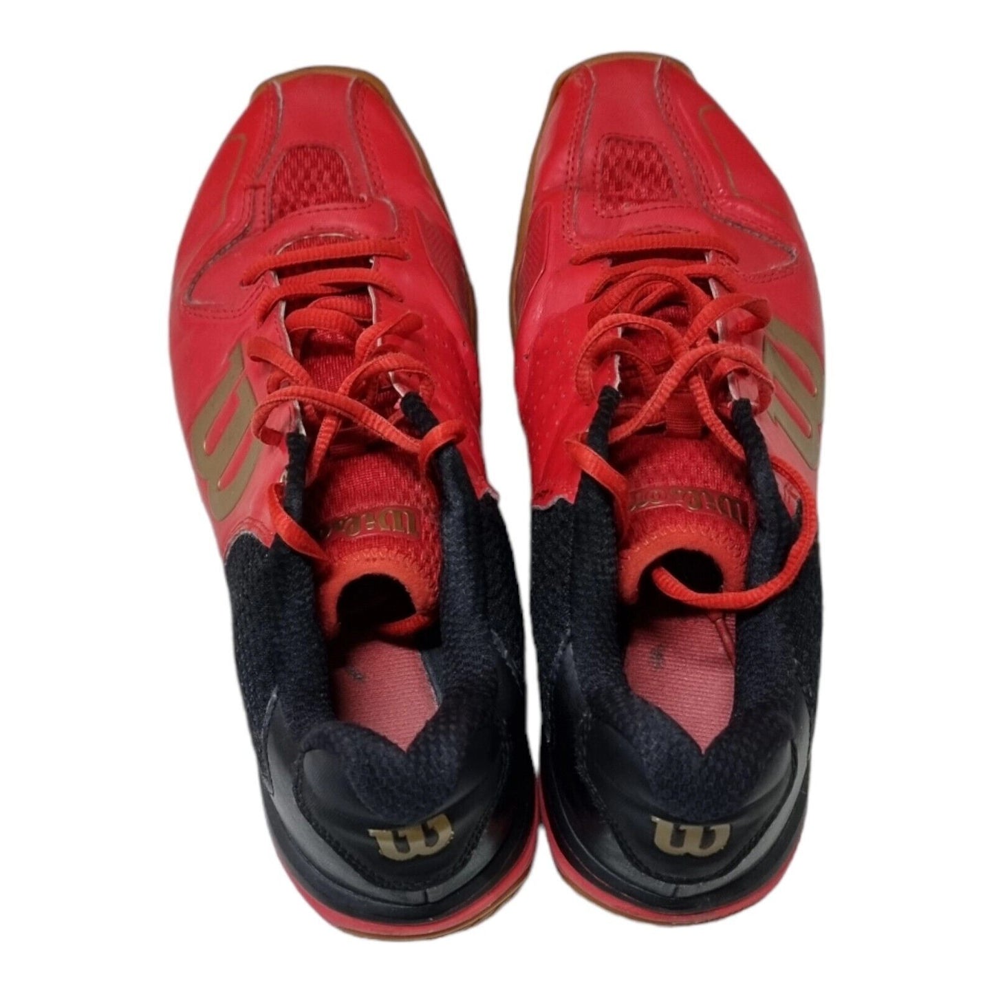 WILSON Vertex Endofit Womens Tennis Shoes Red Sneakers Size 9.5 US, 7.5 UK, 41 1/3 EUR 🎾