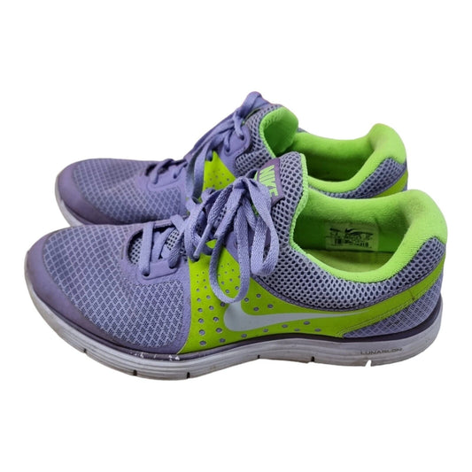 NIKE LunarSwift 4 Womens Shoes Purple/Green Runners Size 9 US, 6.5 UK, 40.5 EUR