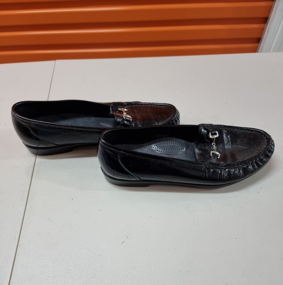 SAS Tripad 8.5 N Comfort Womens Flats Black Leather Shoes Size 11 US, 9 UK, 43EU