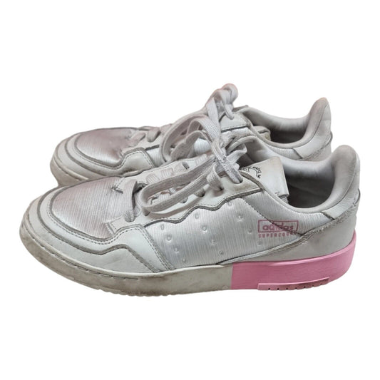 ADIDAS Supercourt Womens Shoes White/Pink Trainers Size 8.5 US, 7 UK, 40 2/3 EUR