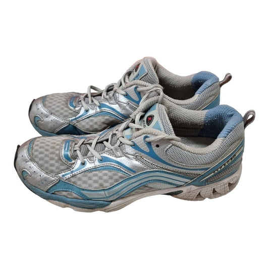ECCO RXP 6030 Womens Shoes Silver/Blue Runners Size 11-11.5 US, 42 EUR 👟