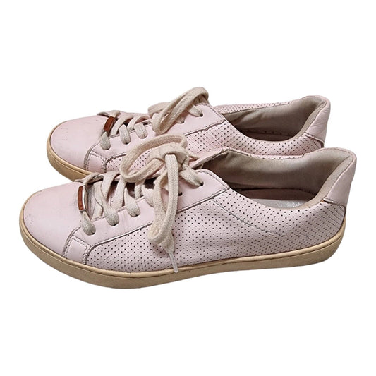 WINDSOR SMITH Womens Shoes Pink Leather Sneakers Size 6 US/AU, 4 UK, 37 EUR