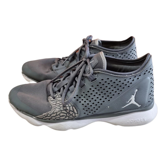 NIKE Air Jordan Flow Sneakers Mens Grey Basketball Shoes Size 10 US, 9 UK, 44 EU